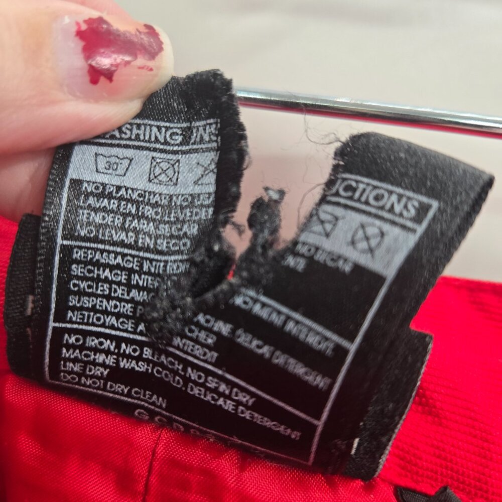 Vintage Fox Racing Red Sports Pants Size 34 Cargo Pockets - Picture 15 of 16